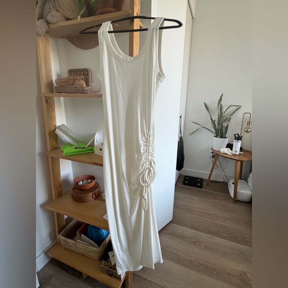 L*Space White Ribbed Dress